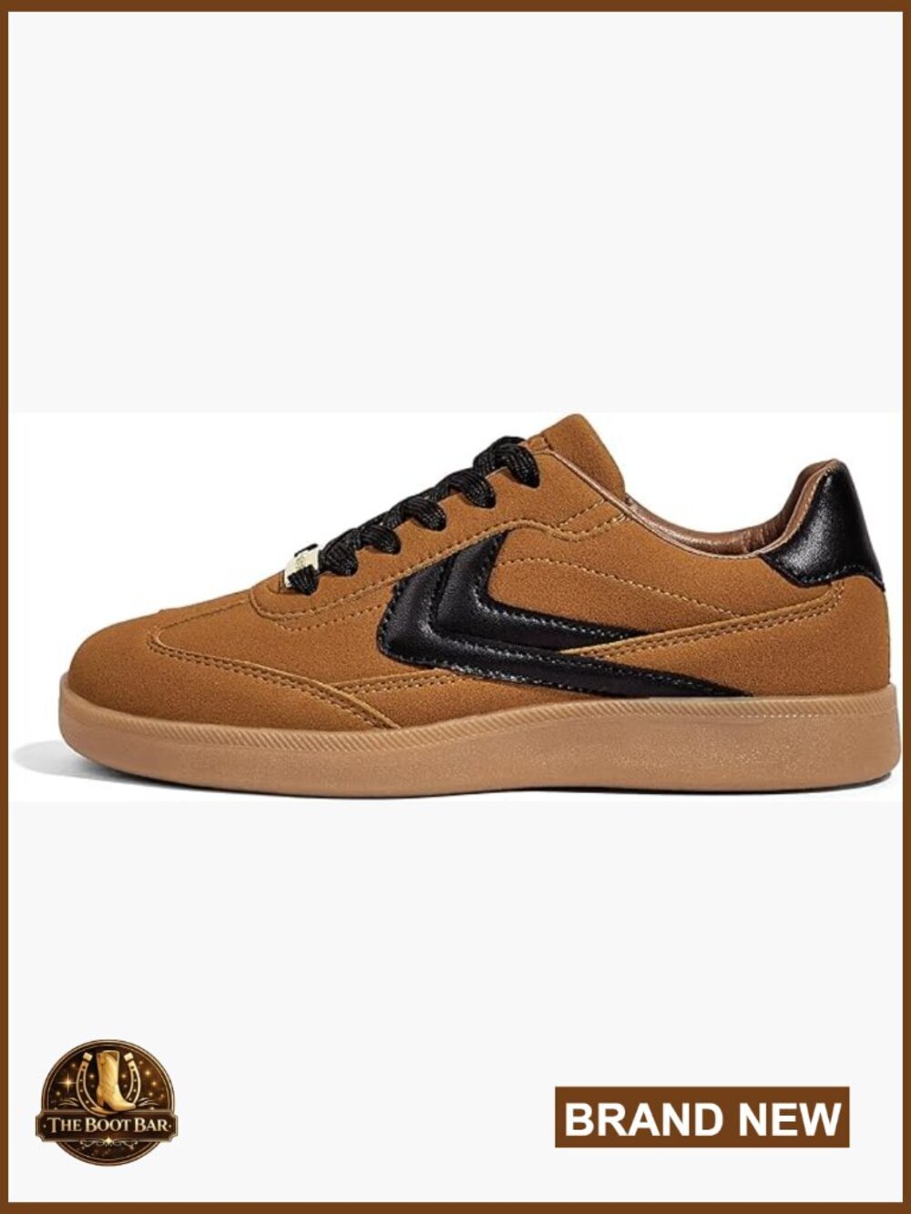 Women Retro Sneakers Fashion Classic Gum Sole Tennis Skate Shoes Casual Trendy